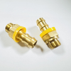 Brass Fitting Hex Nipples With Push Lock Hose Tail