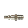 Male 1/4 NPT thread brass steel hexagonal Compressed air pneumatic plug-in nipples