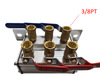 Easy Installation Parallel Line Rear Aluminum Water Inlet Water Manifolds with Valves