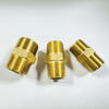 Brass Bouble Hex Hose Nipple For Water Cooling System