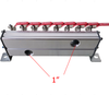 Easy Installation Parallel Line Rear Aluminum Water Inlet Water Manifolds with Valves