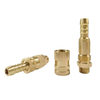 Custom Brass Intubated 1/4NPT Thread Knurled Hexagon Assembled Fittings