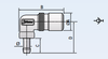 French Standard RMI Series 90 Degree Hose Closing Type Quick Release Couplings