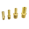 Straight Hose Nipple Connector Brass Fitting With Hose Tail