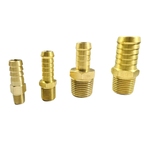 Straight Hose Nipple Connector Brass Fitting With Hose Tail