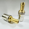 French Standard Flow Meter Quick Release Coupling With Hose Tail