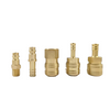 European standard brass pneumatic 9mm 11mm 13mm hose barb couplings and BSP plugs 