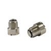 High Quality French Standard Nickel Plated Brass RPL series Valved 3/8PT Male Thread Fittings