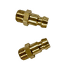 European Standard Brass Hexagonal Male Thread Hose Nipple Fitting