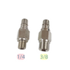 French Standard Brass Nickel Plated PT NPT Taper Thread Male Plug