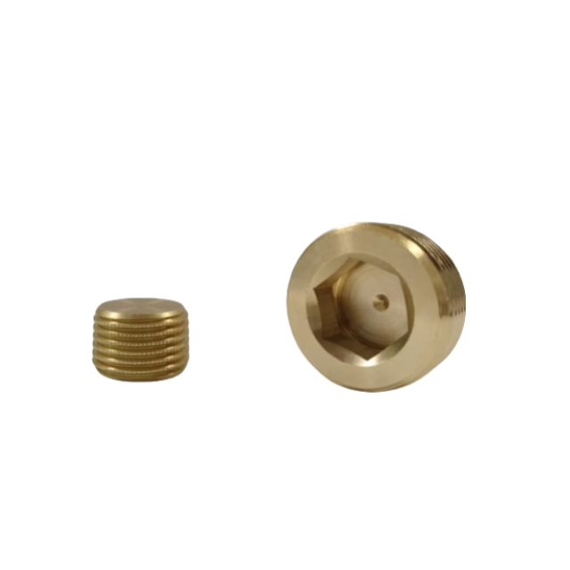 All Kinds of Pipe Thread Brass Water Transport Internal Hex Socket Plugs 