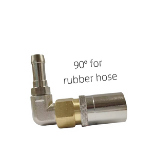 French Standard RMI Series 90 Degree Hose Closing Type Quick Release Couplings