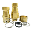 Japanese Standard Brass Hydraulic Quick Release Coupling With High Pressure