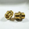 Brass Bouble Hex Hose Nipple For Water Cooling System