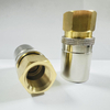 French Standard Female Water Quick Connector Coupling With Vavle