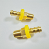 Brass Fitting Hex Nipples With Push Lock Hose Tail