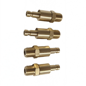 Low Pressure Rectus 20KB Series Parker Standard Male Thread Hex Brass Shut Off Nipples 