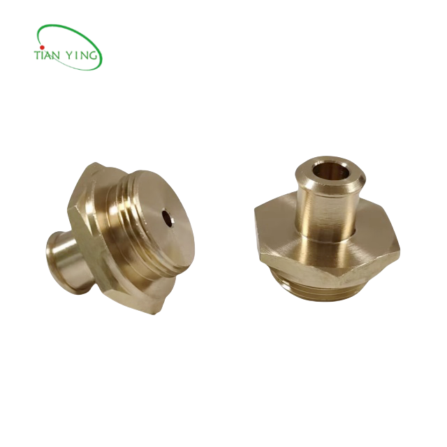 Customize brass hexagonel male plumbing hollow external thread nipples