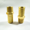 Straight Hose Nipple Connector Brass Fitting With Hose Tail