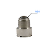 High Quality French Standard Nickel Plated Brass RPL series Valved 3/8PT Male Thread Fittings