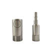 French standard Stainless Steel G 1/4 Female Threaded auto shut off Safety Quick Connect Coupling