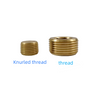 All Kinds of Pipe Thread Brass Water Transport Internal Hex Socket Plugs 