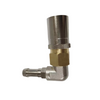 French Standard RMI Series 90 Degree Hose Closing Type Quick Release Couplings